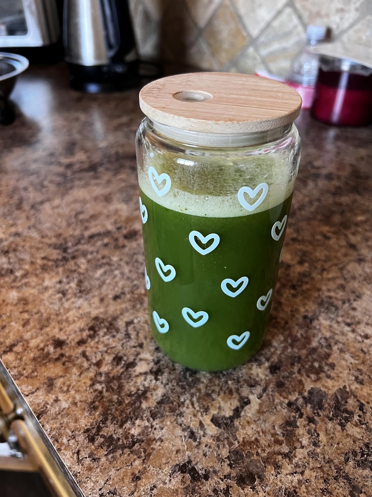 Juicer Machines - AMZCHEF Cold Press Masticating Juicer whole Fruit and Vegetable - Delicate Chew No Need to Filter - BPA Free Juice Extractor with 2 Cups and Brush- Pear White customer photo 1