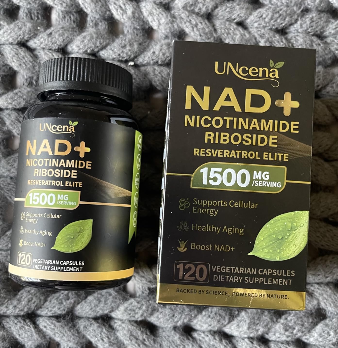 NAD Supplement 1500mg - Liposomal NAD+ Nicotinamide Riboside with Resveratrol, NAD Plus Boosting - Support Cellular Health, Stamina & Healthy Aging for Women & Men- 120 Capsules customer photo 1