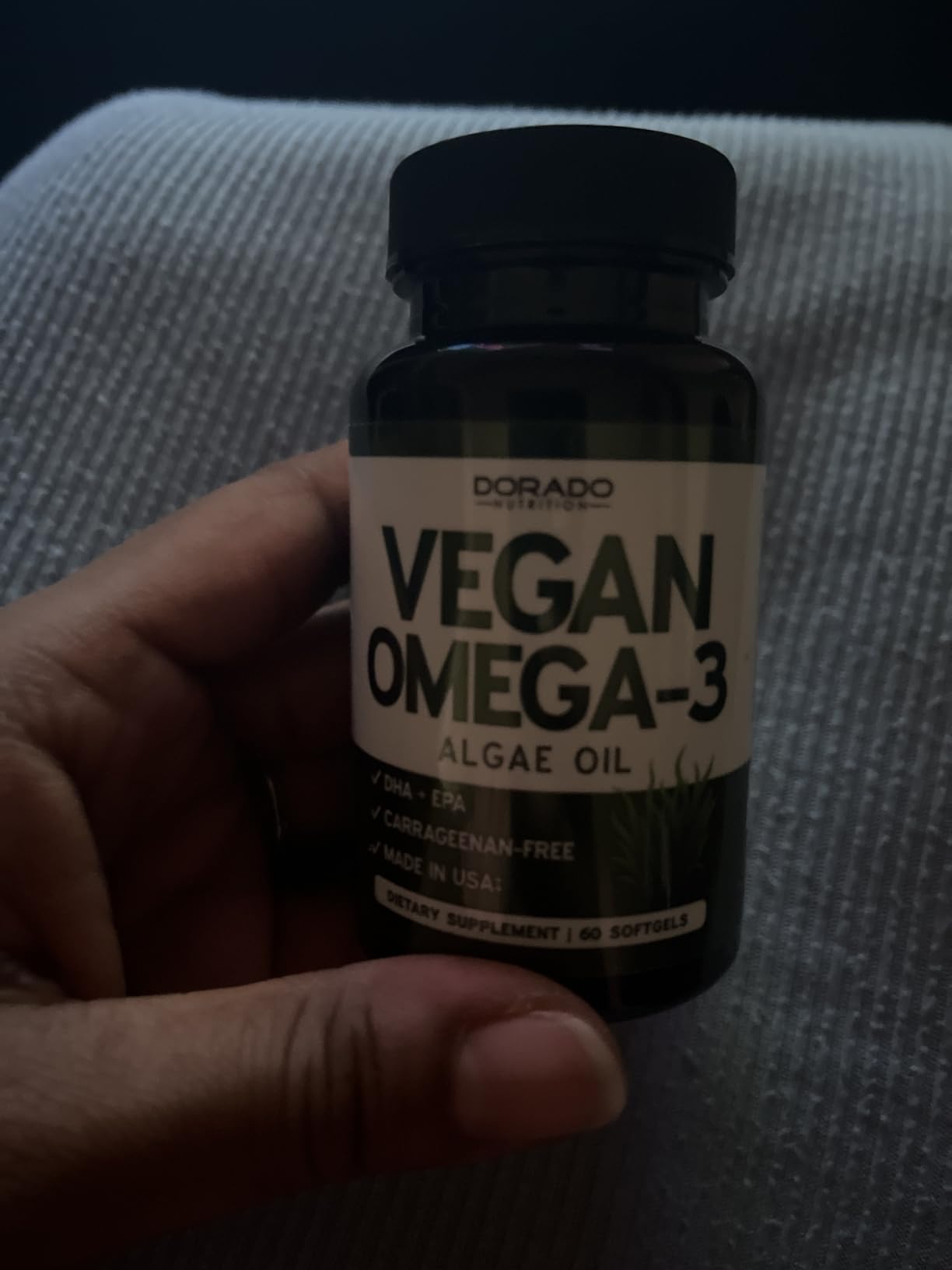 Vegan Omega 3 Algae Oil (60 Softgels) Plant Based DHA EPA - Sustainably Sourced, No Carrageenan, Non GMO | Heart, Brain, and Eye Health - Fish Oil Alternative - Algae Omega 3 Supplement - USA Made customer photo 2