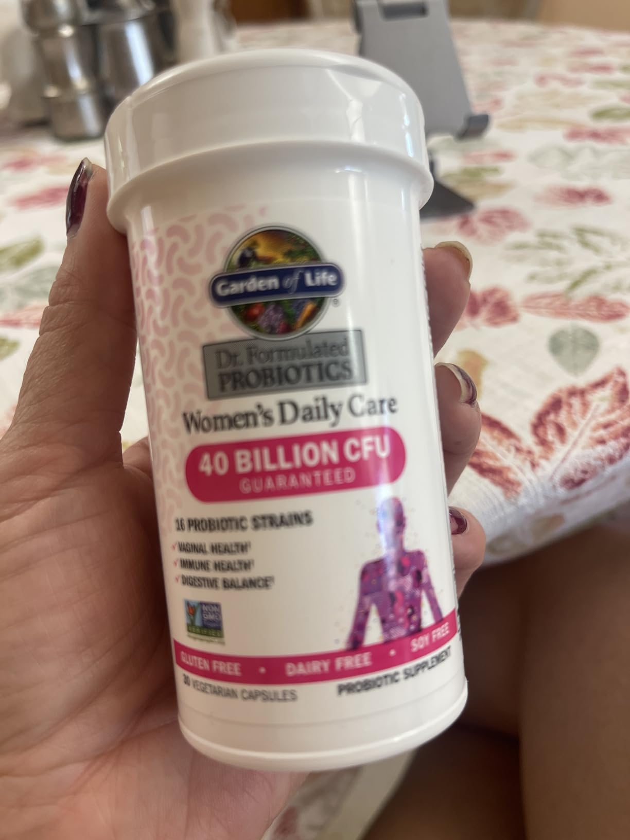 Garden of Life Dr. Formulated Women's Daily Care Probiotics Vitamins for Digestive Gut Health and Immune Support, 30 Count customer photo 1