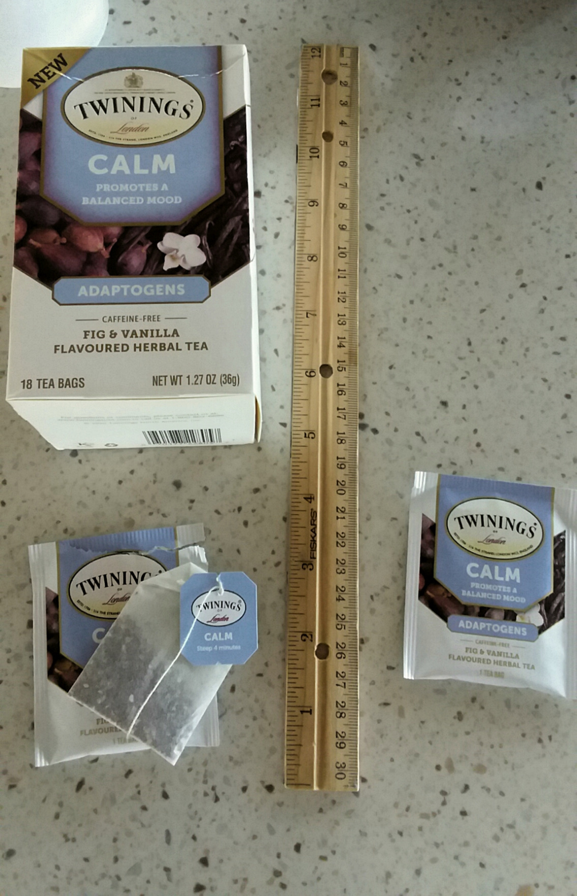 Twinings Superblends Adaptogens Calm with Ashwagandha Fig & Vanilla Flavoured Herbal Tea Caffeine-Free, 18 Tea Bags customer photo 2