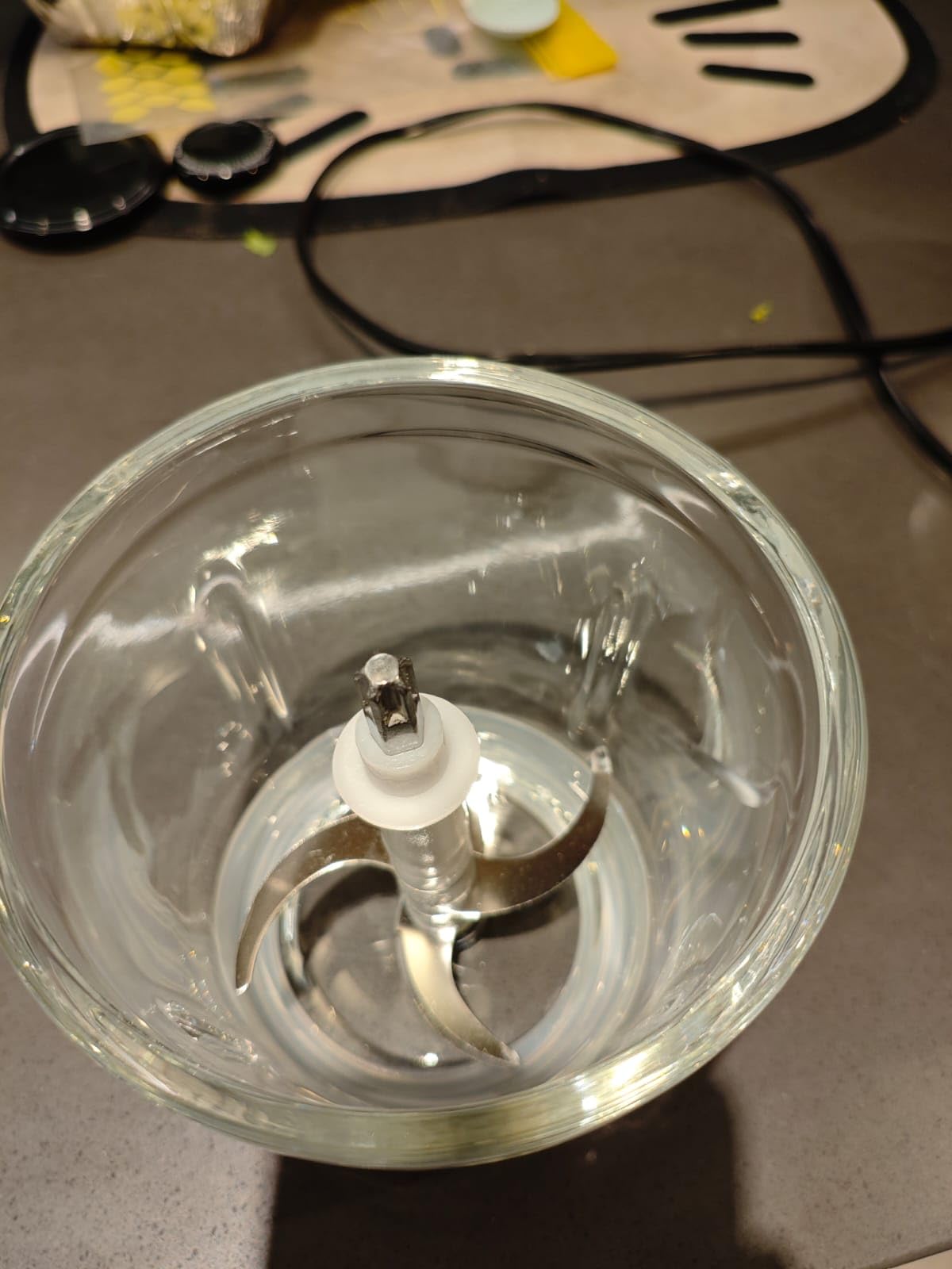 BUMET 500W Mini Chopper 2.5-Cup Glass Bowl Steel Blades customer photo 1