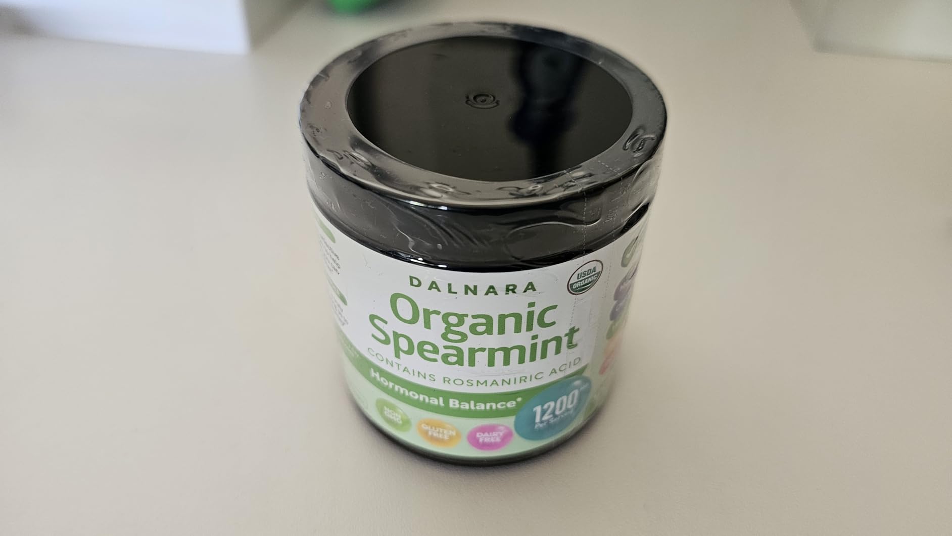 Dalnara Organic Spearmint Capsules 1200 mg - USDA Certified, Supports Women's Wellness, Hormonal Balance & Digestive Vitality, Vegan-Friendly Herbal Supplement - 60-Day Supply customer photo 2