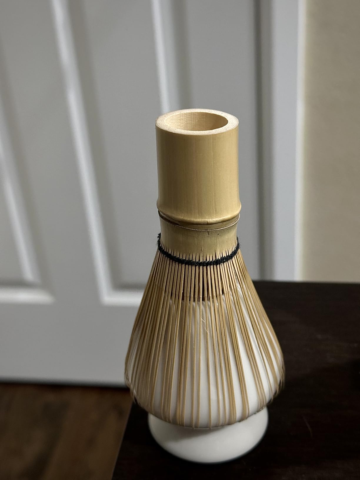 Matcha Whisk Holder - Ceramic Chasen Stand for Bamboo Matcha Whisk, Japanese Tea Set Accessory (Black) customer photo 1