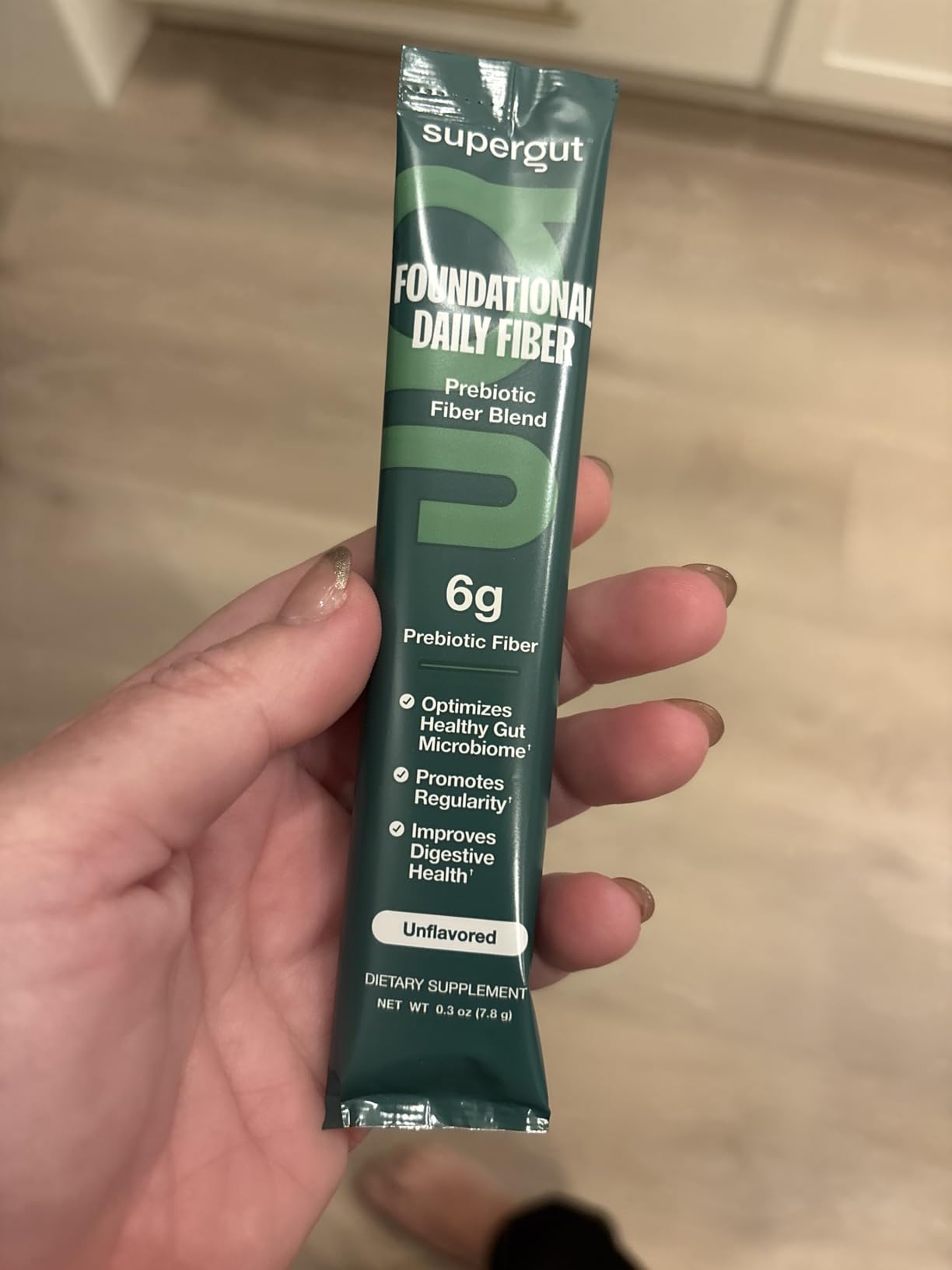 Supergut Foundational Daily Fiber Powder, Sugar Free & Vegan Prebiotic Fiber Blend for Gut Health & Digestive Support, Supplement for Men & Women with Solnul & Sunfiber, Unflavored, 20 Servings customer photo 2