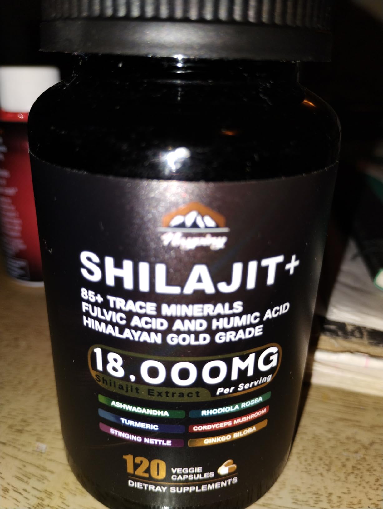 Shilajit Capsules, Himalayan Organic Shilajit for Men and Women, with Ashwagandha Ginseng, Fulvic Acid and More Trace Minerals - 120 Capsules customer photo 2