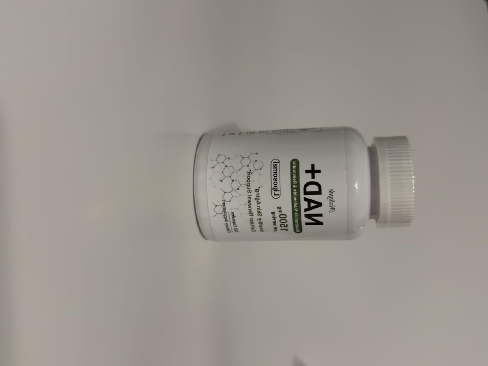 NAD+ Supplement, Liposomal NAD Nicotinamide Riboside Resveratrol 1500 mg - Anti-Aging & Brain Health, Improve Energy - Specifically for Women and Men, 120 Capsules customer photo 1