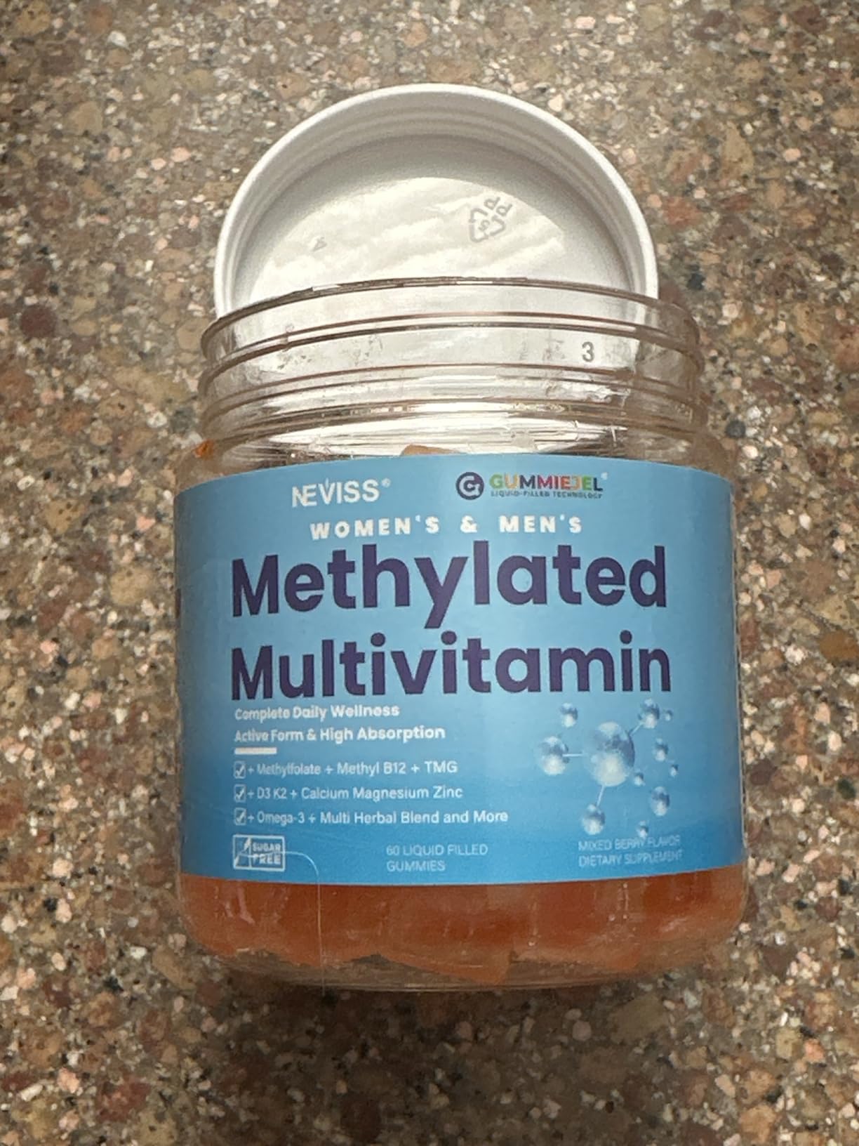 Methylated Multivitamin for Women & Men Gummies w/ Omega-3, Calcium, D3 K2, Methylfolate & B12, TMG, Daily Vitamins, Mag, CoQ10, Probiotic for 18 30 40 50 60 70+, Overall Health - Vegan, Sugar Free customer photo 2