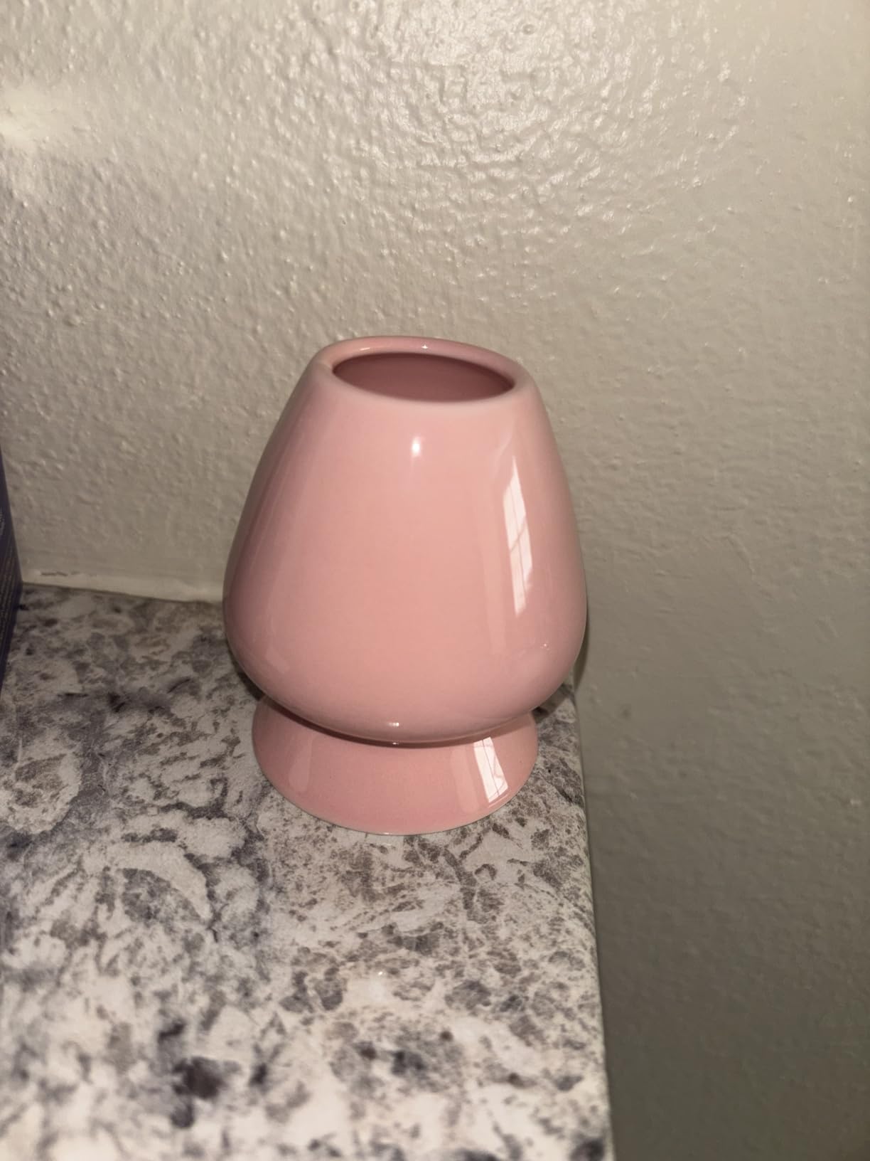 Whisk Holder Matcha Whisk Stand Chasen Matcha Tea Ceramic for Bamboo Set Accessory, Pink customer photo 1