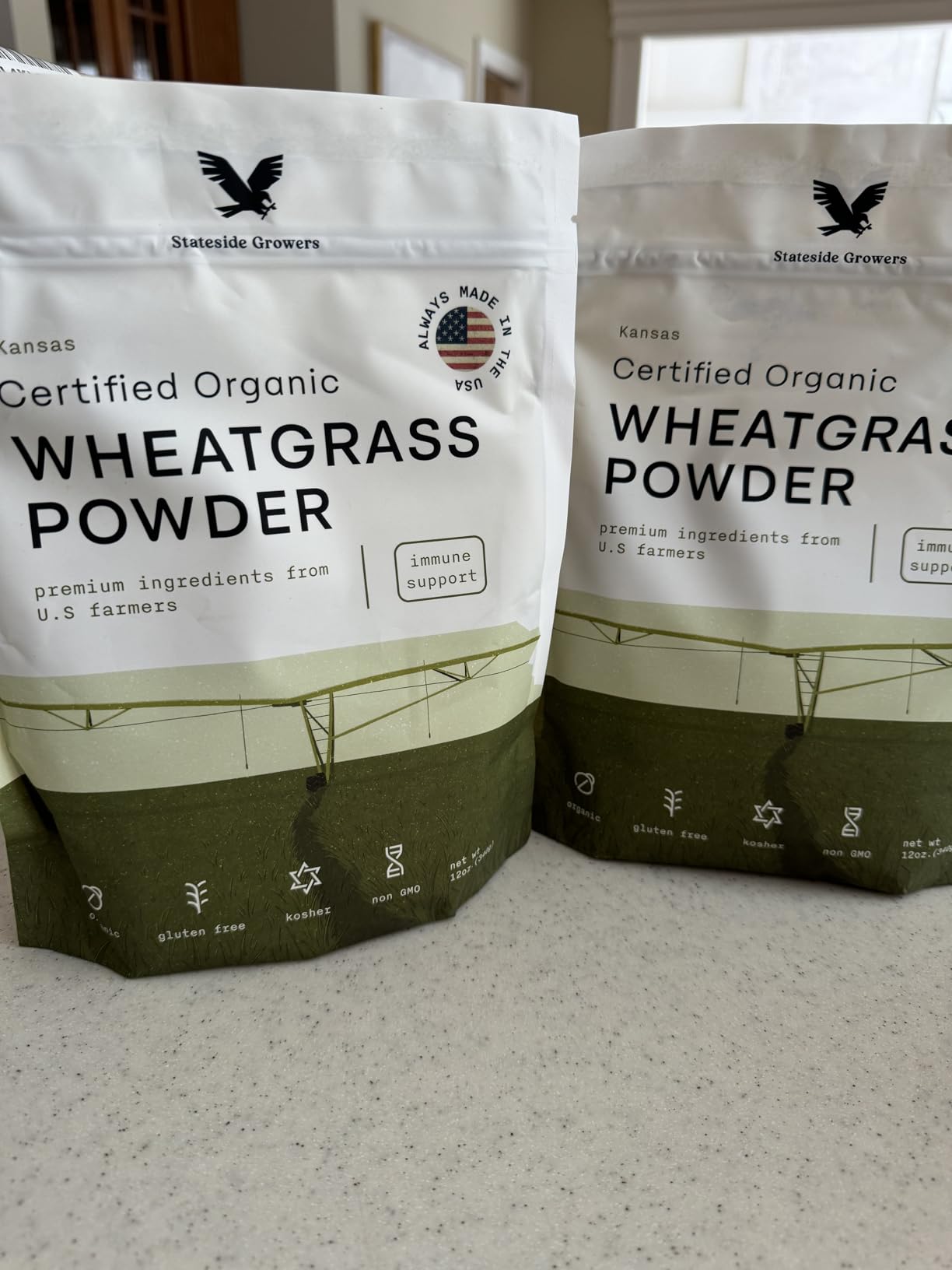 Wheatgrass Capsules - Green Superfood Supplement for Natural Vitality, Digestive Balance & Nutrient Support - Vegan, Raw, Gluten-Free, Non-GMO, USA Grown - 120 Count customer photo 1