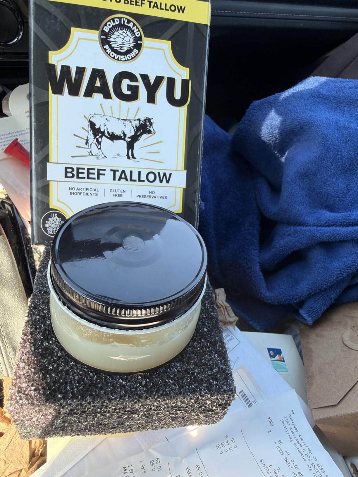 100% Pure Grass Fed Beef Tallow for Cooking - Clean Non-Seed Oil Cooking Fat - Keto and Paleo Diet Friendly - Perfect for Whole 30 - Carnivore Diet - Gluten Free Protein Snacks for Adults - Made in the USA - 14 Ounces customer photo 1