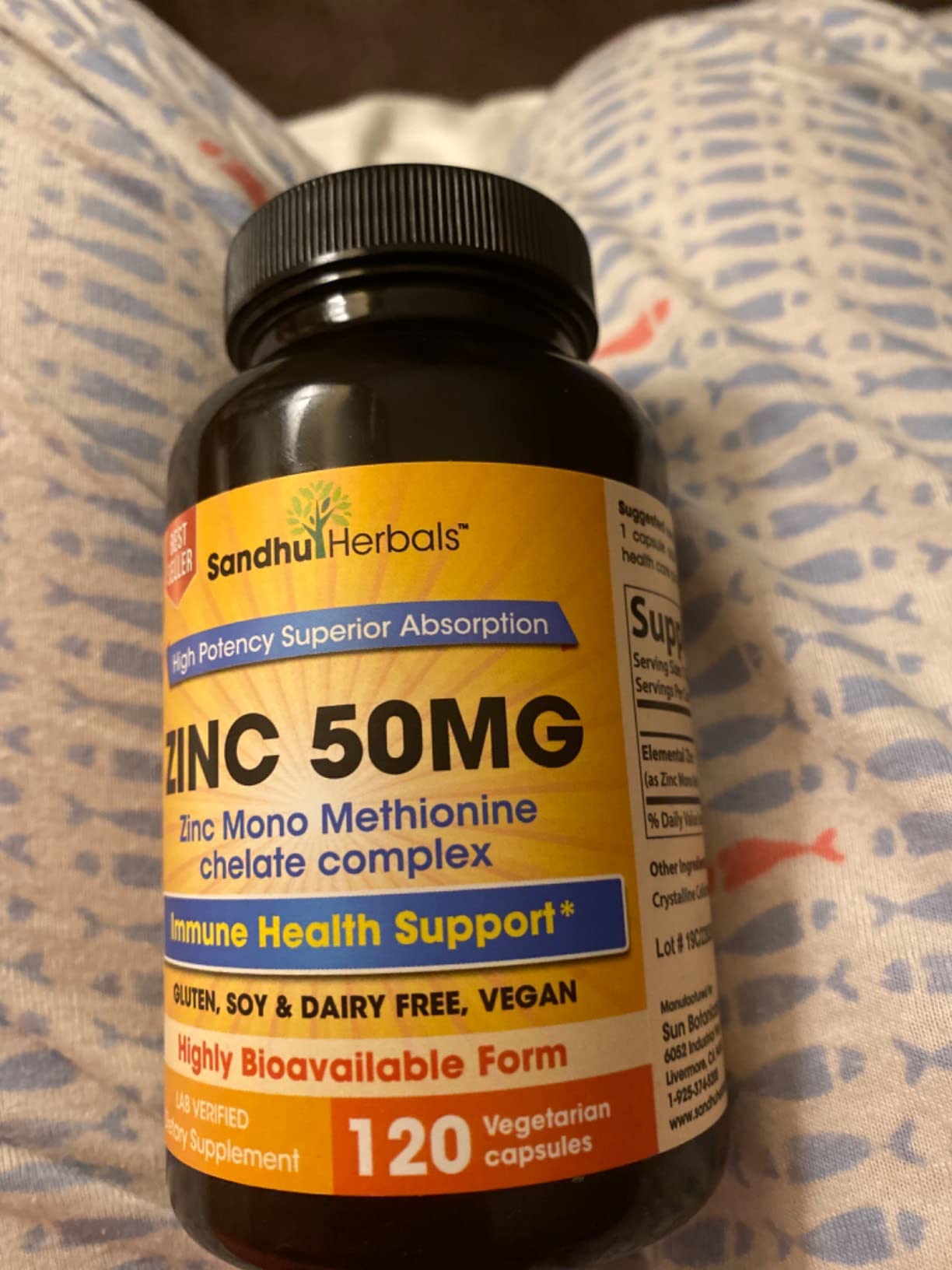Zinc 30mg with Copper, Selenium & Vitamin D3 | 120 Capsules | Magnesium, Vitamin B6, Biotin Complex | Absorbable Chelated Zink Supplements for Men & Women | for Hair, Skin, Nails & Immune Support customer photo 1