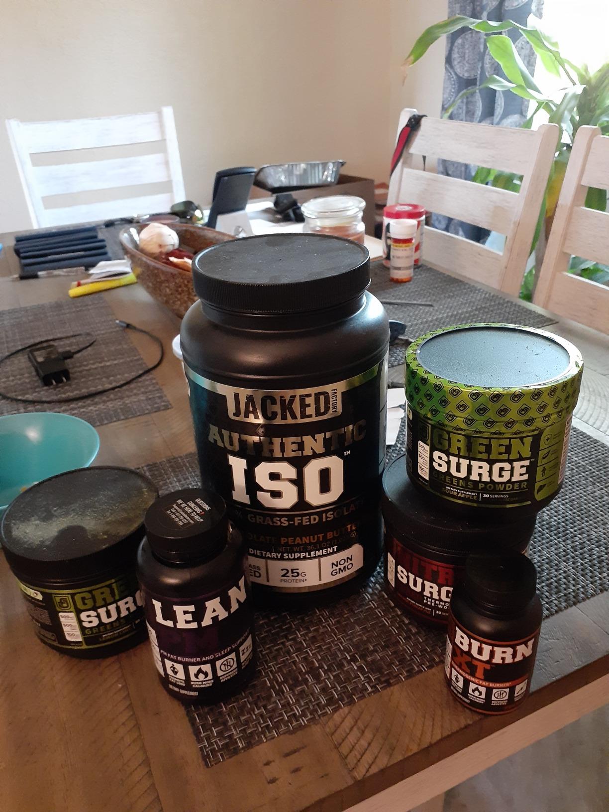 Jacked Factory Authentic ISO Grass Fed Whey Protein Isolate Powder - Low Carb, Non-GMO Muscle Building Protein w/No Fillers, Post Workout Recovery, Chocolate Peanut Butter - 25 Servings customer photo 1