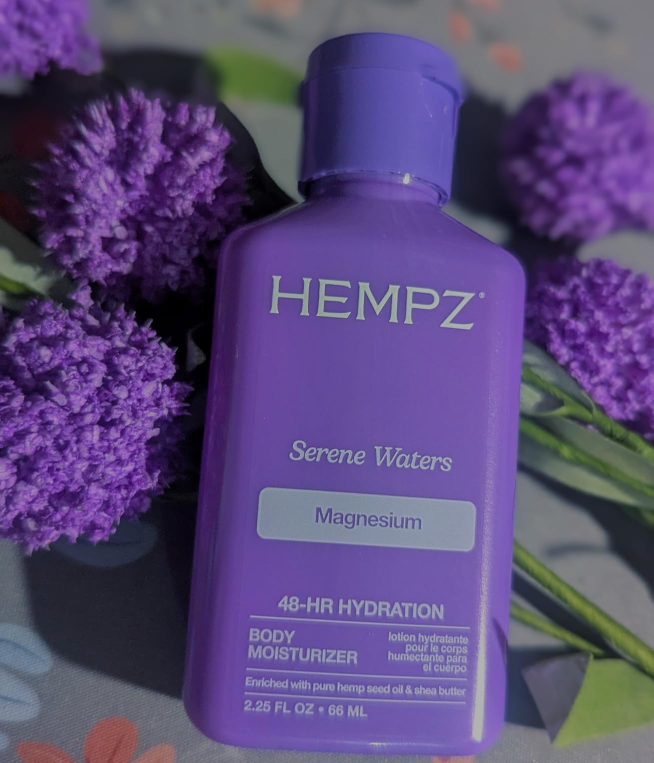 Hempz Magnesium Body Lotion for Sleep & Relaxation, Hydrating Lotion with Arnica, Electrolytes & Shea Butter, Calming Nighttime Moisturizer for Muscle Relief & Soft Skin, Serene Waters Scent, 17 oz customer photo 2