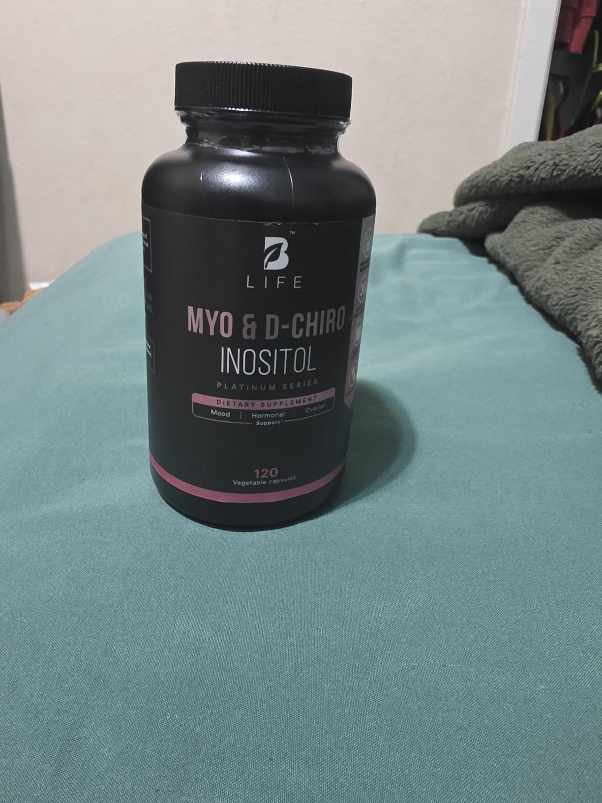 B Life Company Myo-Inositol & D-Chiro Inositol 40:1 for Women | Inositol Supplement for Women | Hormone Balance, Fertility & Cycle | Vitamin B8, Insulin & Flo Ovarian Support | 120 Caps customer photo 2