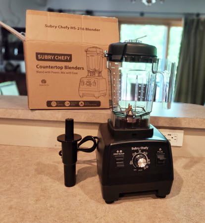 Countertop Blender Pro 2000W, Professional High-Speed Blender with Powerful Brushless Motor, 25-Speed, 68oz, Heavy Duty Kitchen Blender for Smoothies, Ice Crushing & Food Prep, Black customer photo 2