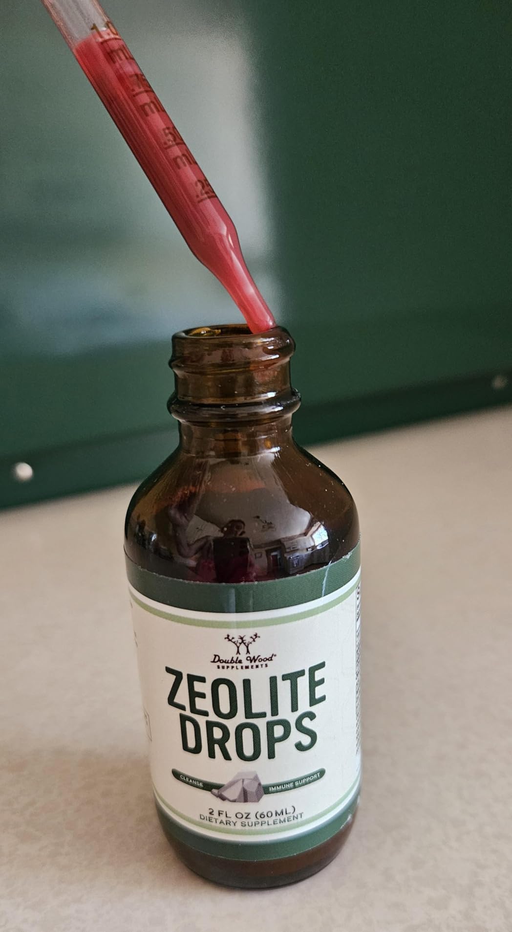 Double Wood Supplements Liquid Zeolite Detox, 200mg of Zeolite Clinoptilolite, with 600mcg of Vitamin B12 and 20mcg of Vitamin D customer photo 1