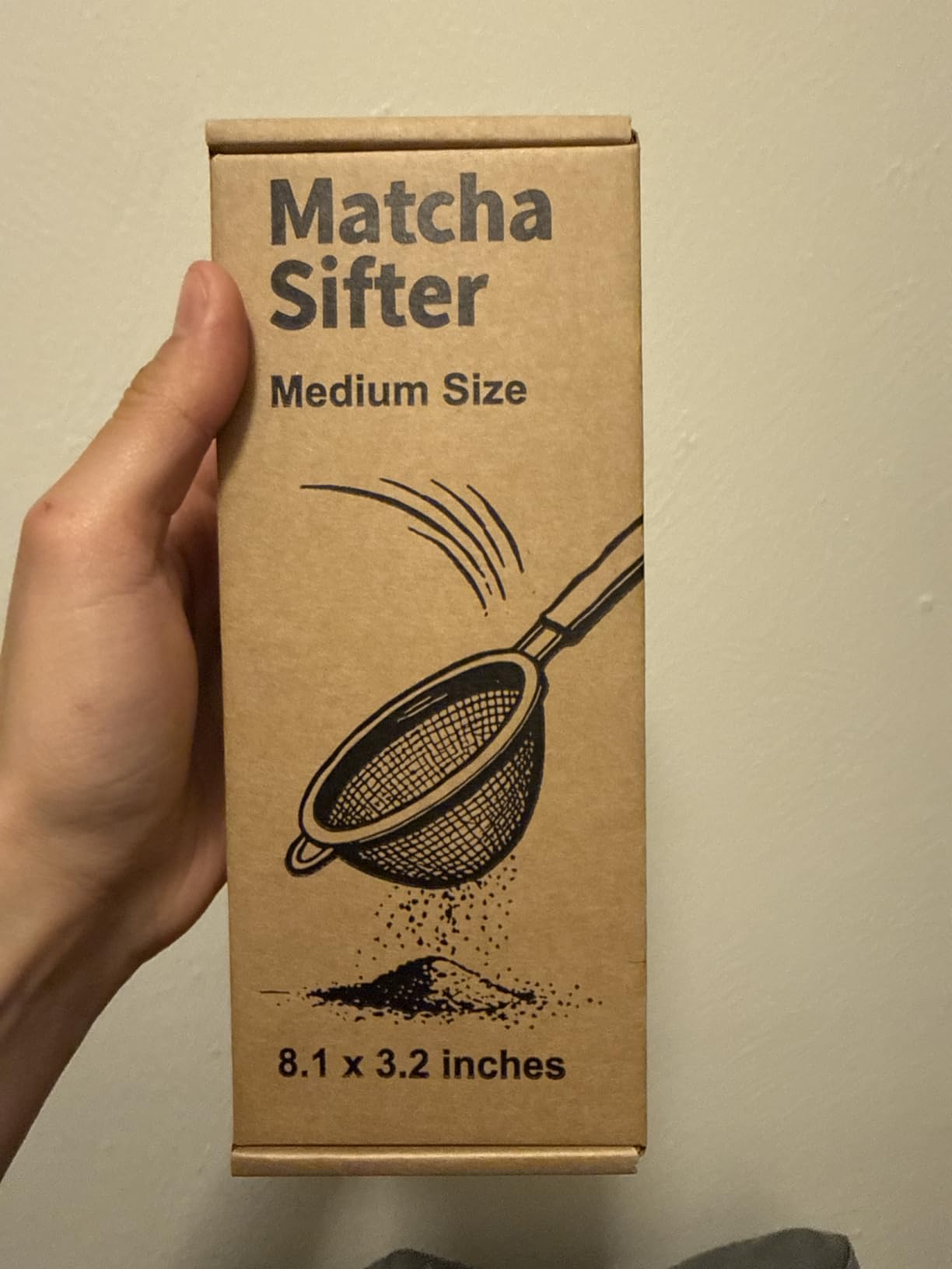 Matcha Sifter, 30-Mesh Fine Matcha Strainer with Natural Wood Handle, 3-Inch Stainless Steel Small Sieve for Matcha Tea, Chawan and Daily Latte customer photo 1