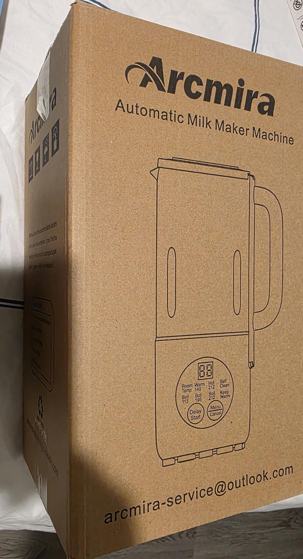 Automatic Nut Milk Maker, 35 oz (1000ml) Homemade Almond, Oat, Soy, Plant-Based Milk and Dairy Free Beverages, Almond Milk Maker with Delay Start/Keep Warm/Boil Water, Soy Milk Maker with Nut Milk Bag customer photo 1