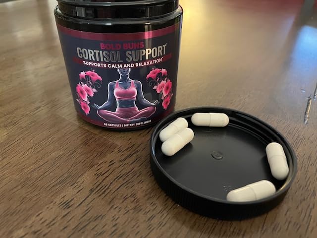 Cortisol Support for Women - Stress & Mood Balance Supplement with Sensoril Ashwagandha, Magnolia Bark, L-Theanine & Phosphatidylserine - Supports Calm, Focus & Sleep Quality (60 Vegan Capsules) customer photo 1