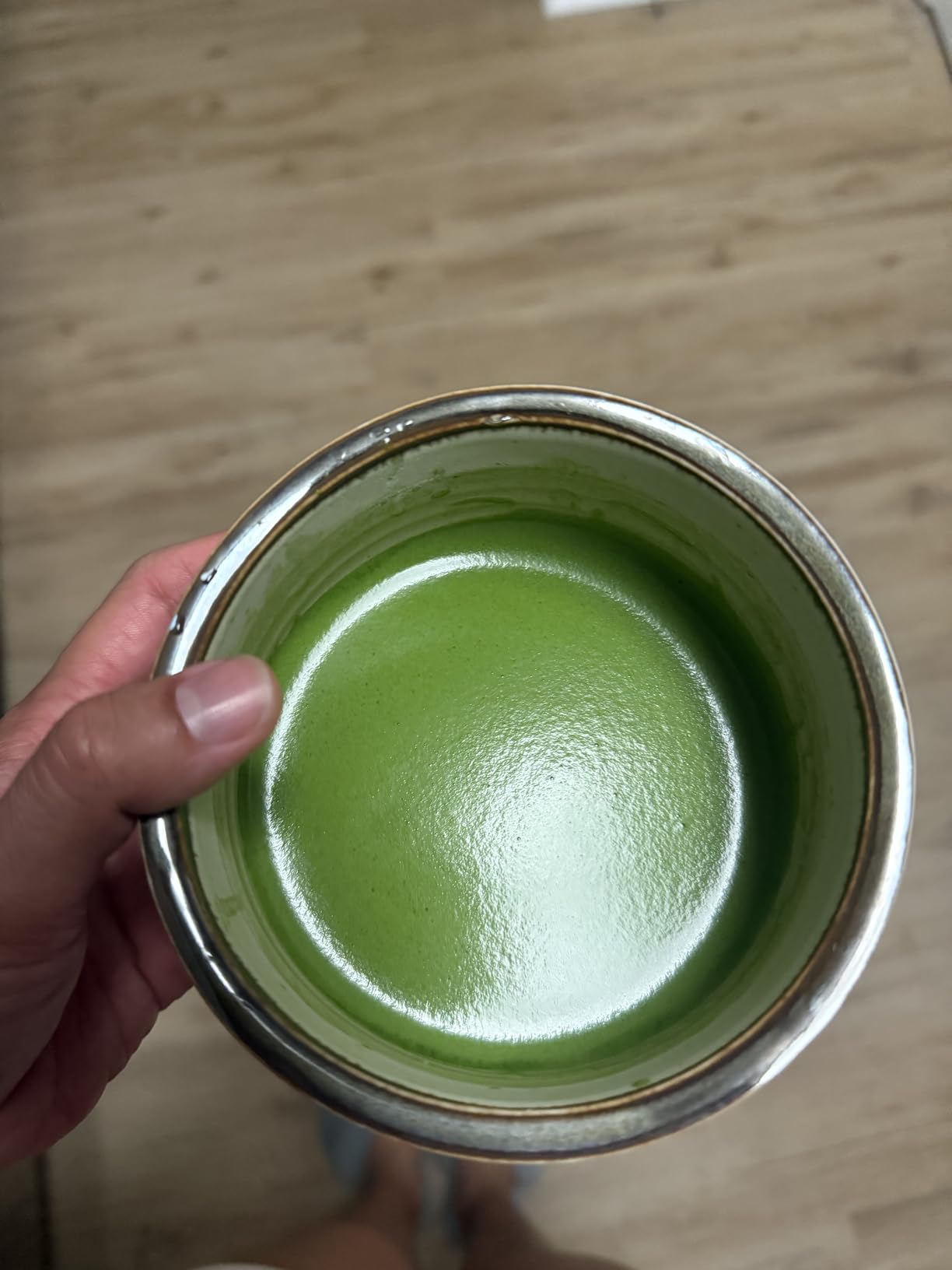 Japanese Tea Matcha Bamboo Whisk Holder Stand Chasen Naoshi Tea Accessory Porcelain Fuji Design (Snow) customer photo 2