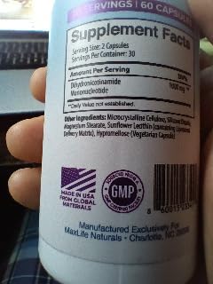 Liposomal NMN 1000mg - Nicotinamide Mononucleotide Supplement - NAD+ Precursor for Cellular Energy, DNA Repair, & Healthy Aging Support - 99% High Purity Shelf Stabilized, Made in USA, 60 Capsules customer photo 1