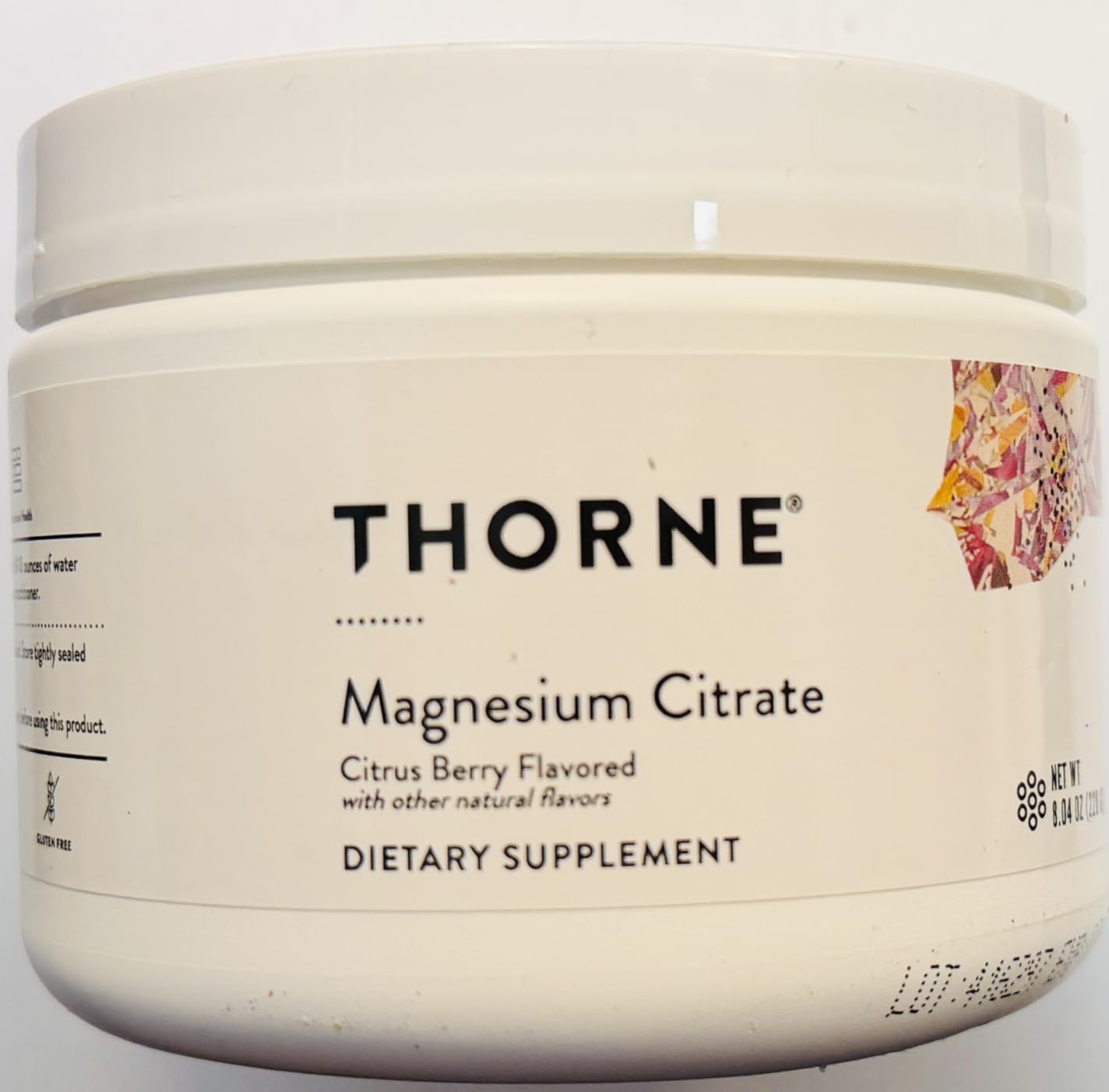 THORNE - Magnesium Citrate - Supports Healthy Muscle & Urinary Tract Function, Heart Health, Bone Health & Occasional Constipation Relief* - Citrus Berry Powder - 60 Servings customer photo 2