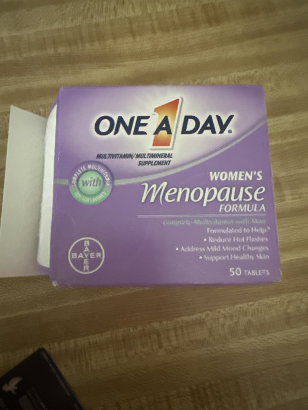One A Day Women's Menopause Multivitamin with Vitamin A, Vitamin C, Vitamin D, Vitamin E and Zinc for Immune Health Support, Bone Health, 50 Count (New Packaging) customer photo 1