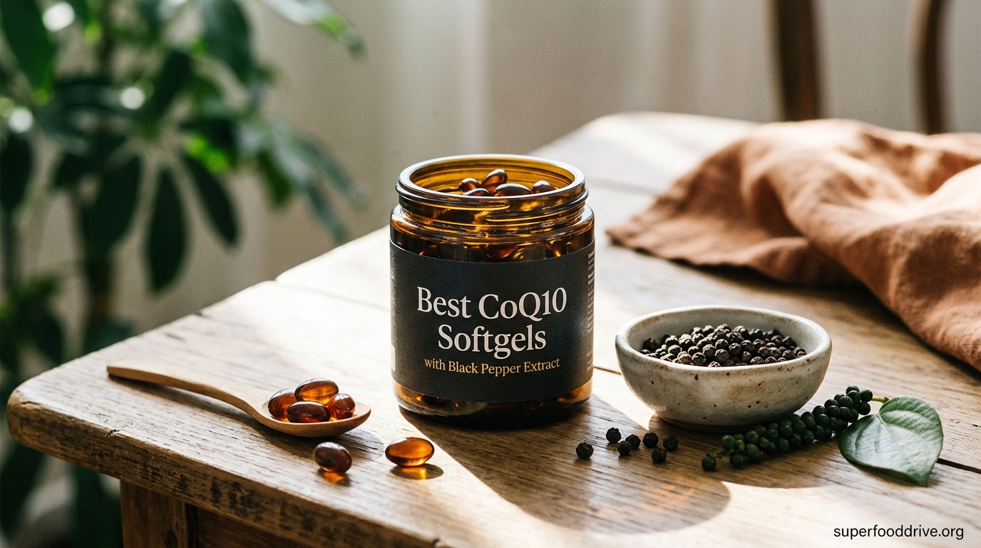 Best CoQ10 Softgels with Black Pepper Extract