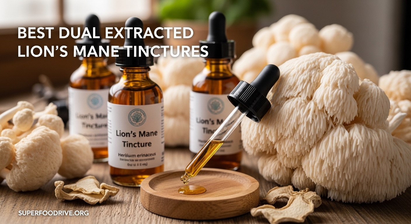 Best Dual Extracted Lions Mane Tinctures