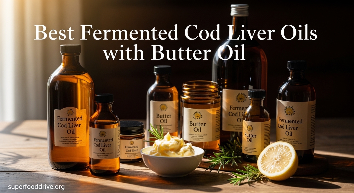 Best Fermented Cod Liver Oils with Butter Oil