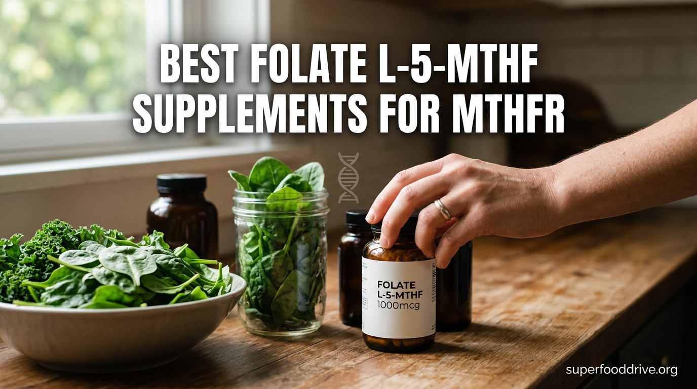 Best Folate L-5-MTHF Supplements for MTHFR