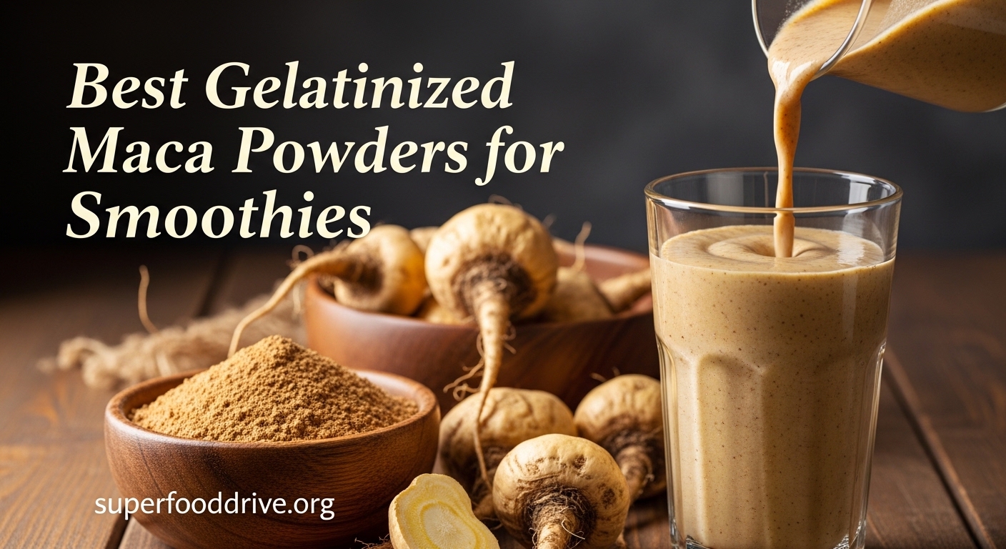 Best Gelatinized Maca Powders for Smoothies