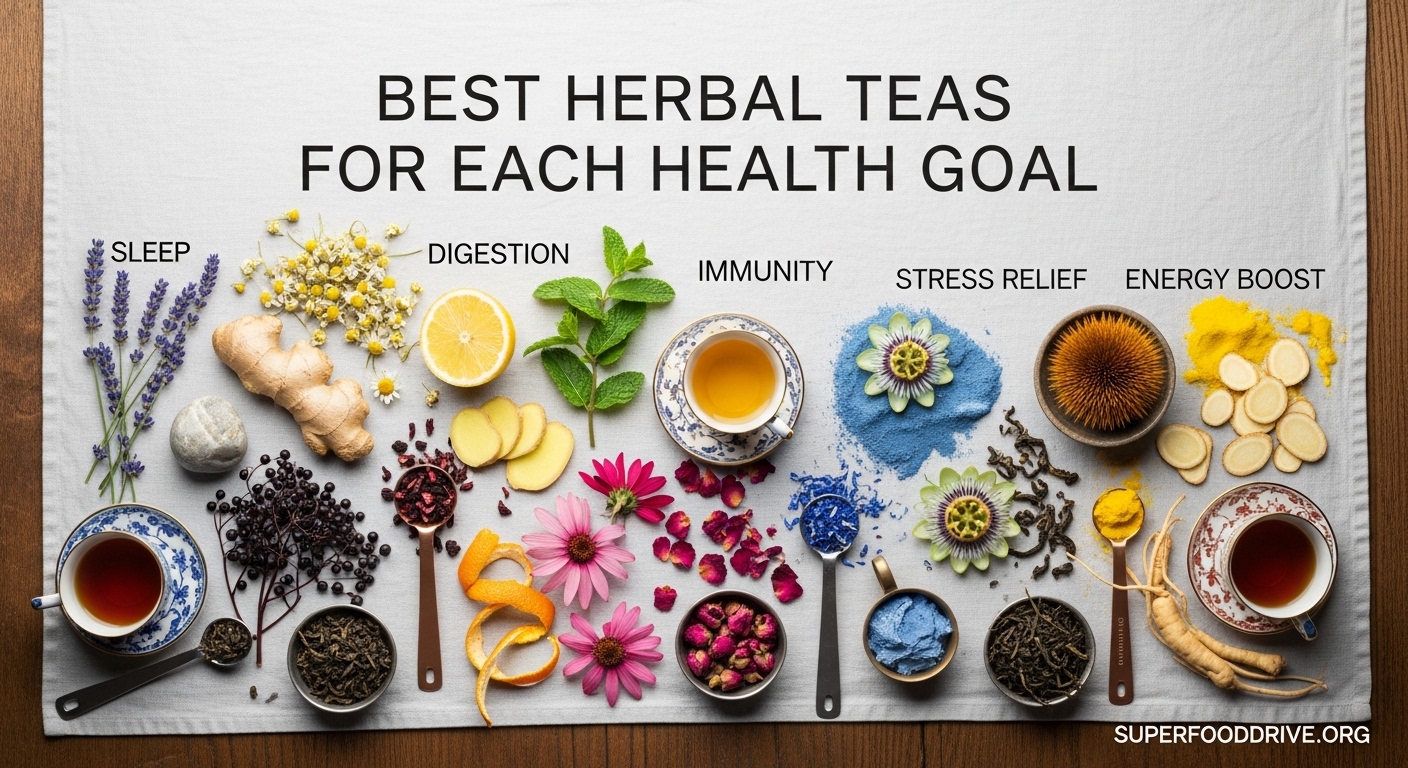 Best Herbal Teas for Each Health Goal