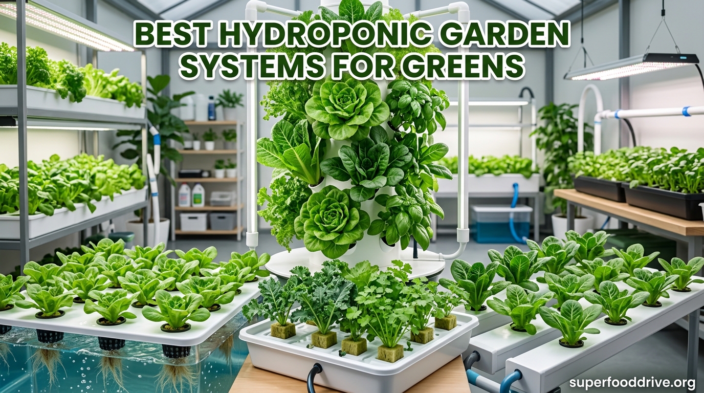 Best Hydroponic Garden Systems for Greens
