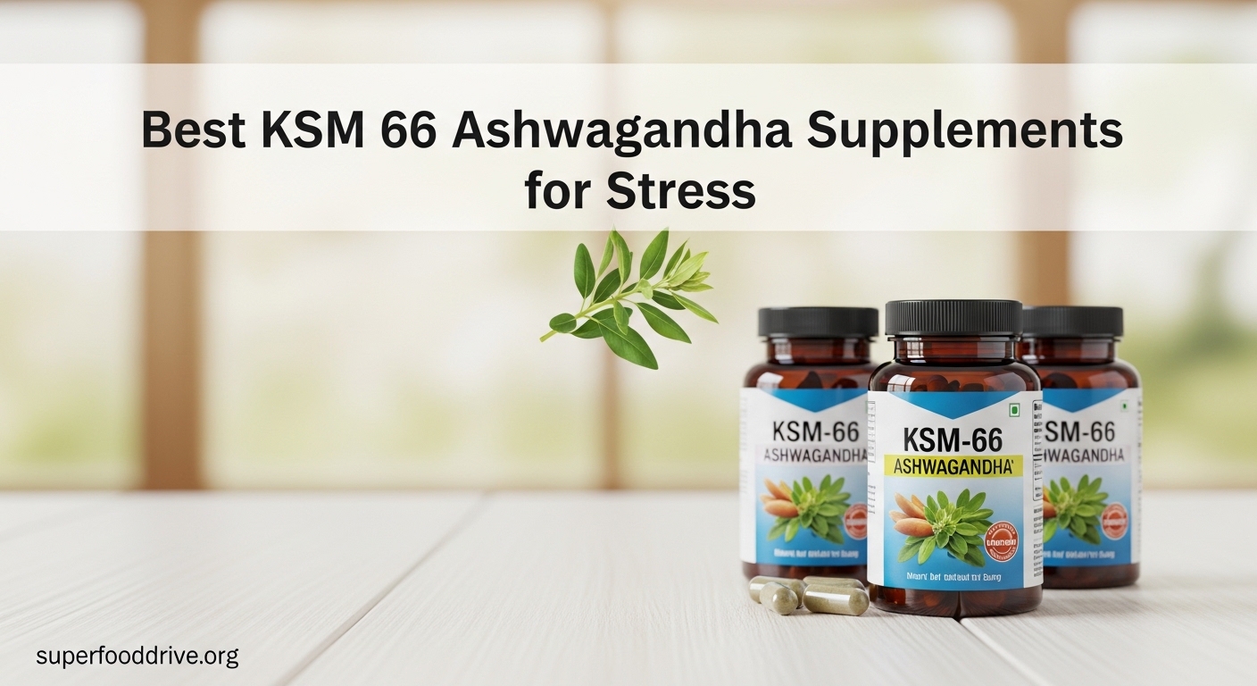 Best KSM 66 Ashwagandha Supplements for Stress