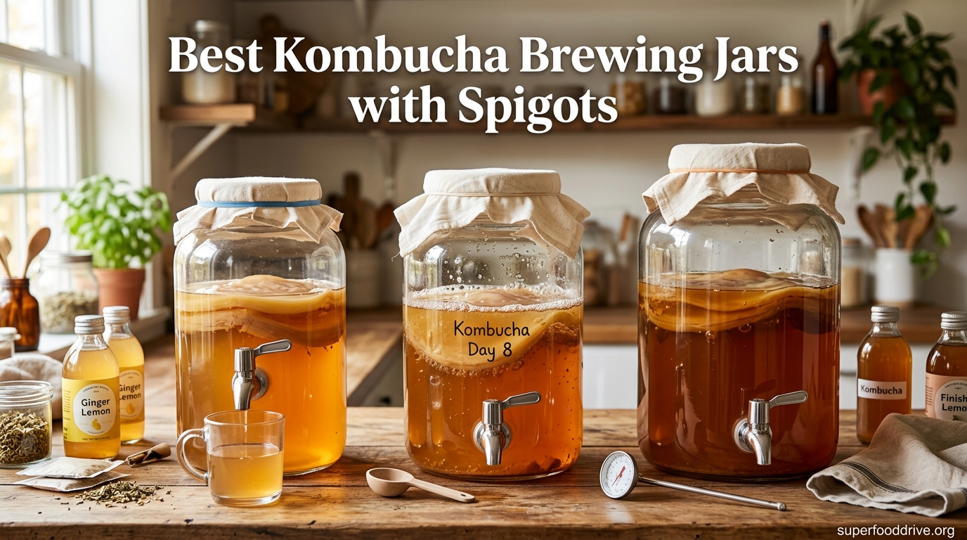 Best Kombucha Brewing Jars with Spigots