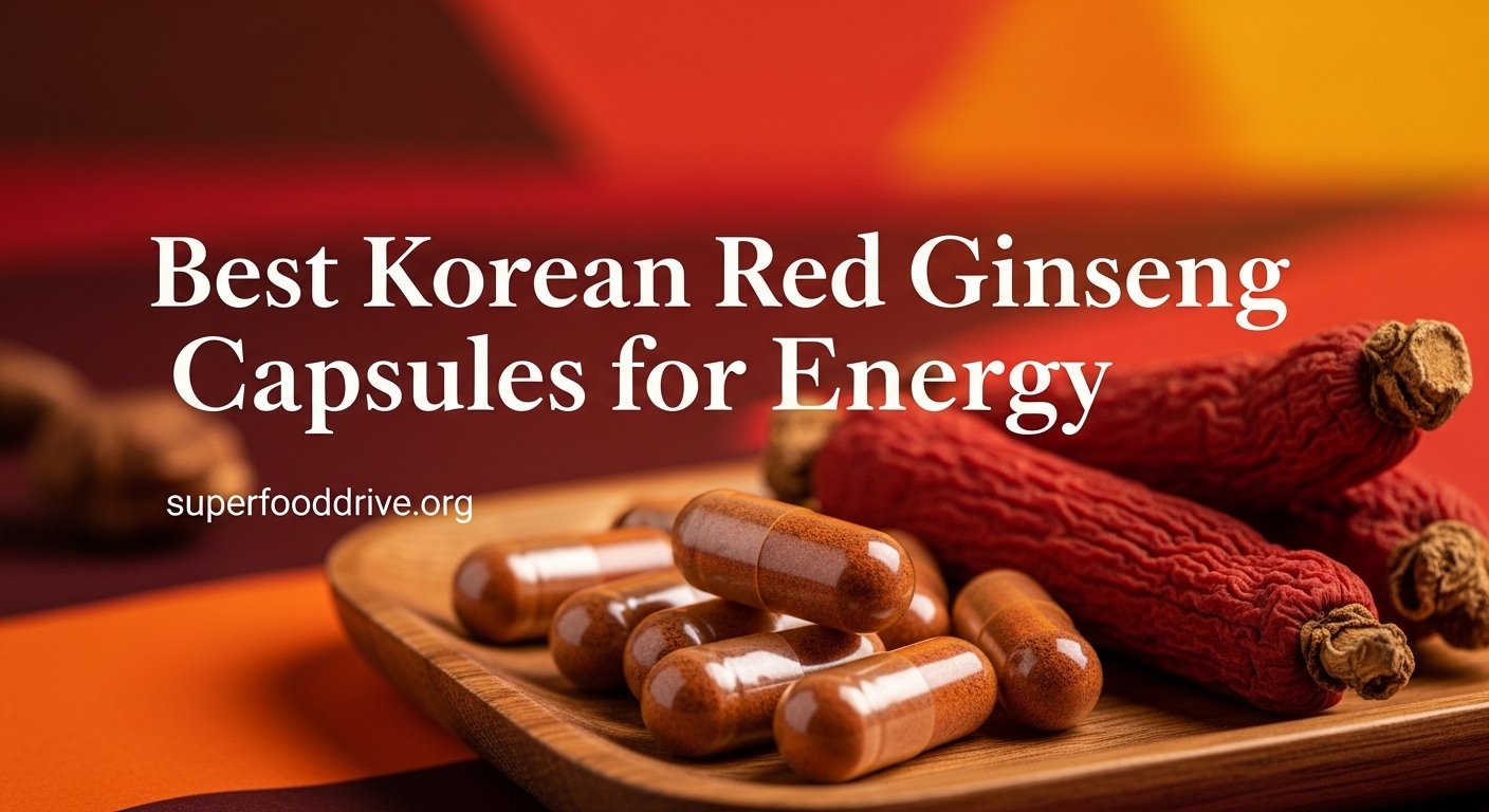Best Korean Red Ginseng Capsules for Energy