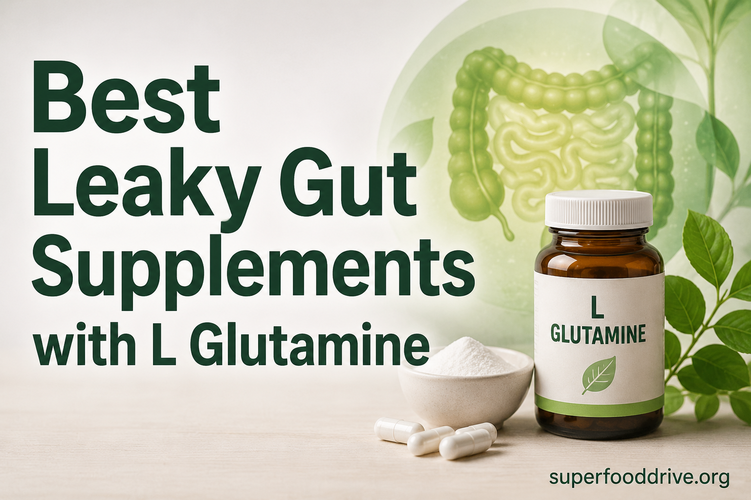 Best Leaky Gut Supplements with L Glutamine