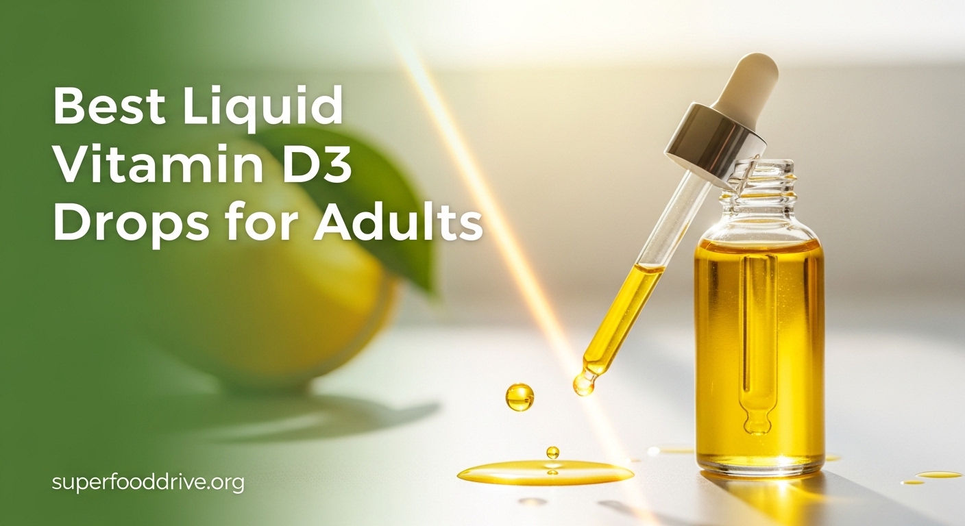 Best Liquid Vitamin D3 Drops for Adults