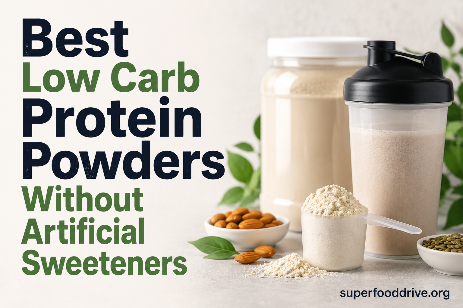 Best Low Carb Protein Powders Without Artificial Sweeteners