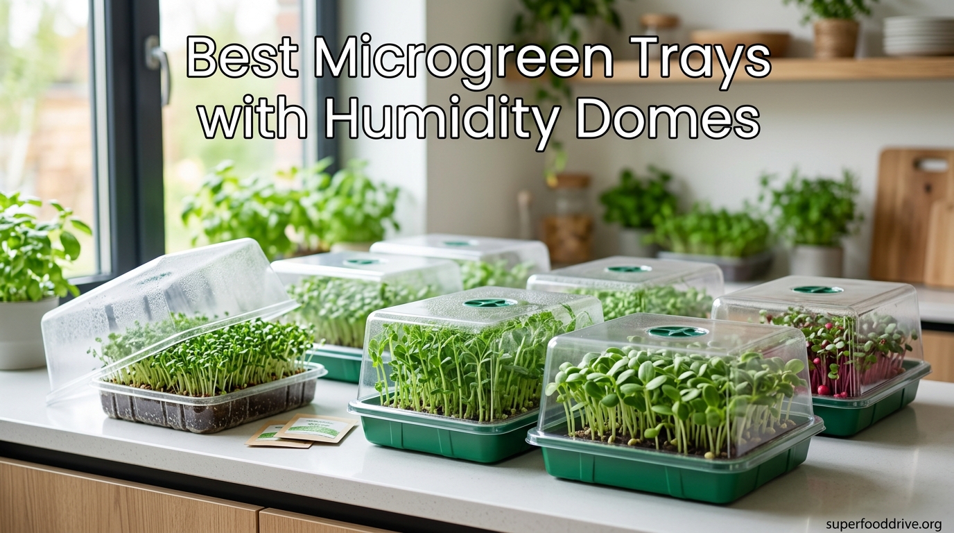 Best Microgreen Trays with Humidity Domes