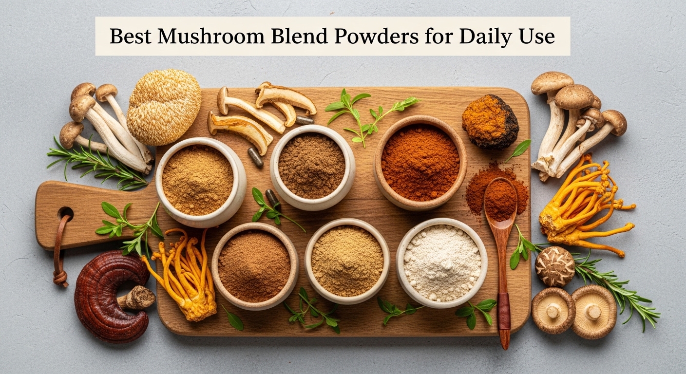 Best Mushroom Blend Powders for Daily Use
