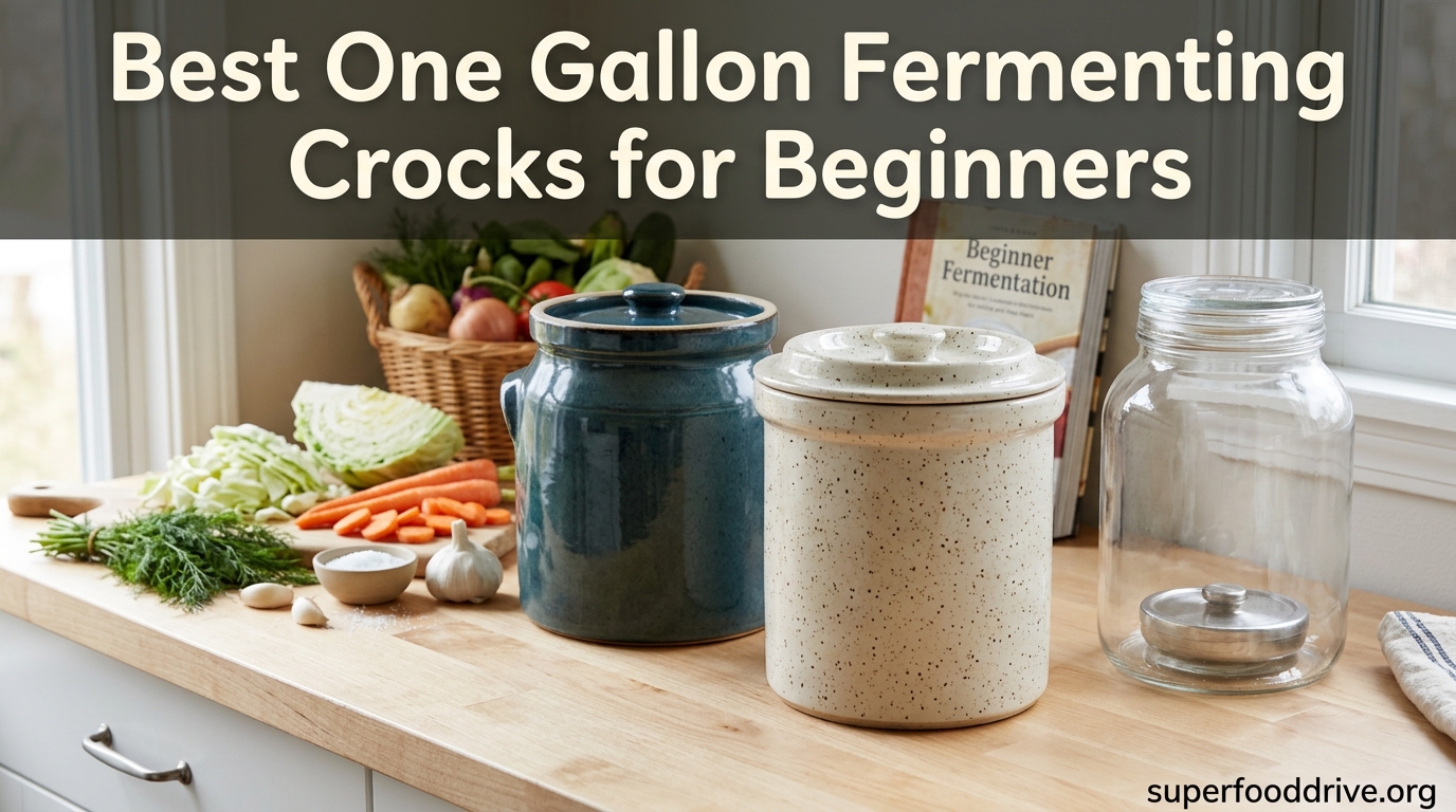 Best One Gallon Fermenting Crocks for Beginners