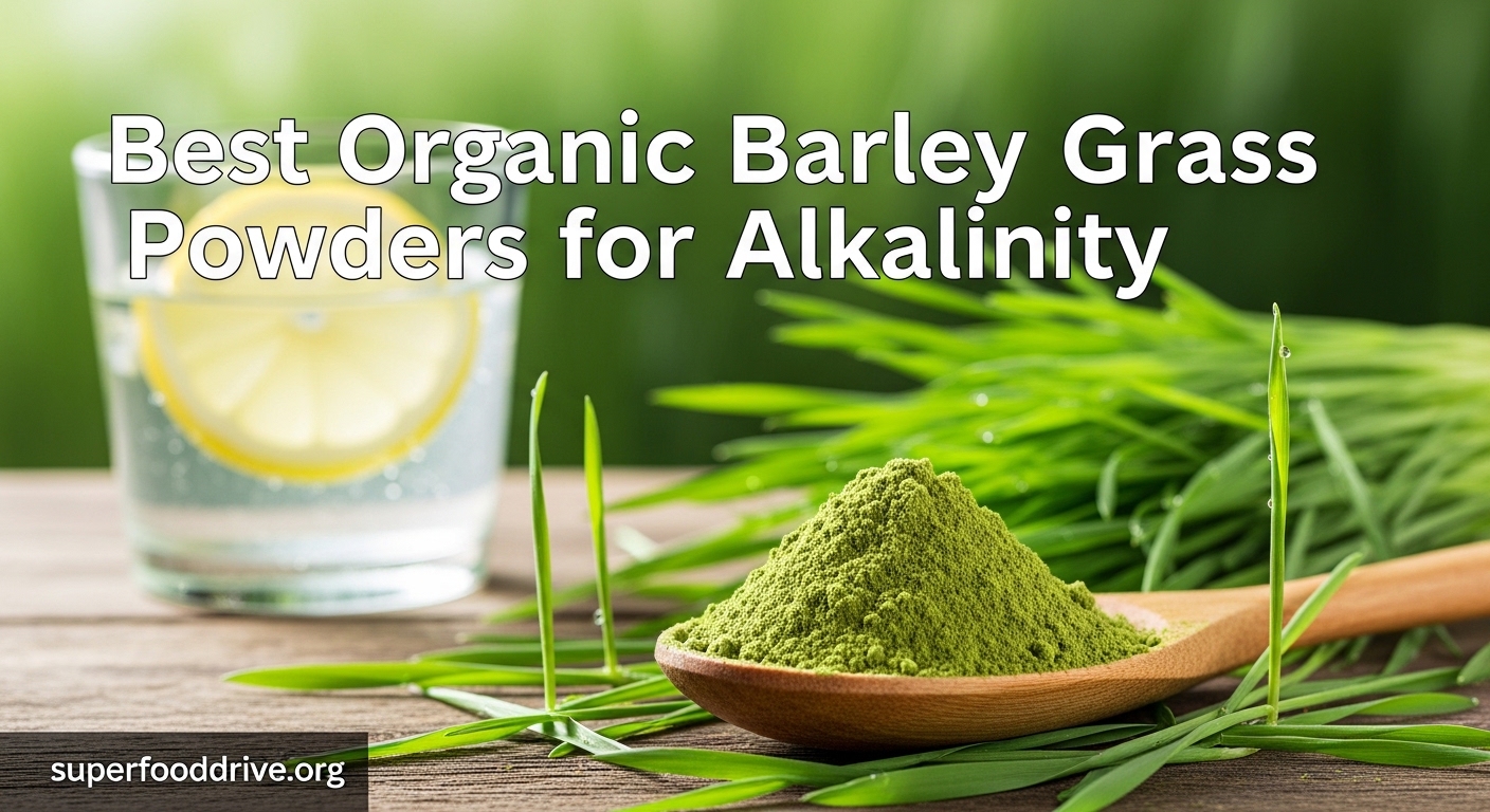 Best Organic Barley Grass Powders for Alkalinity