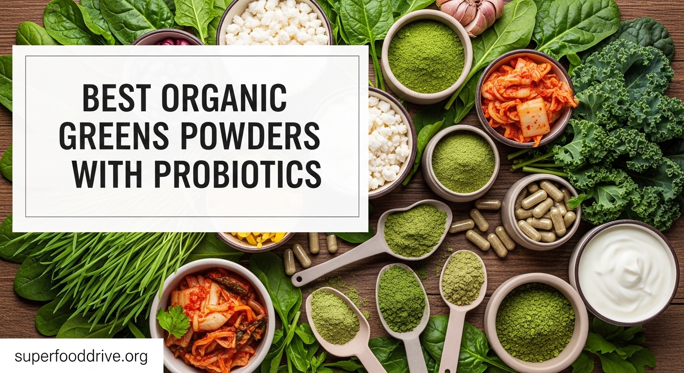 Best Organic Greens Powders with Probiotics
