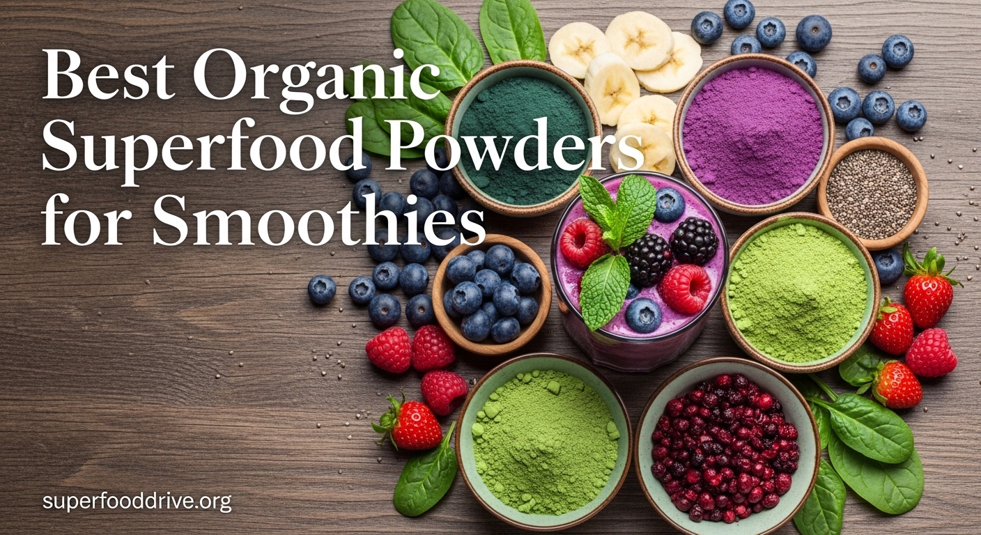 Best Organic Superfood Powders for Smoothies