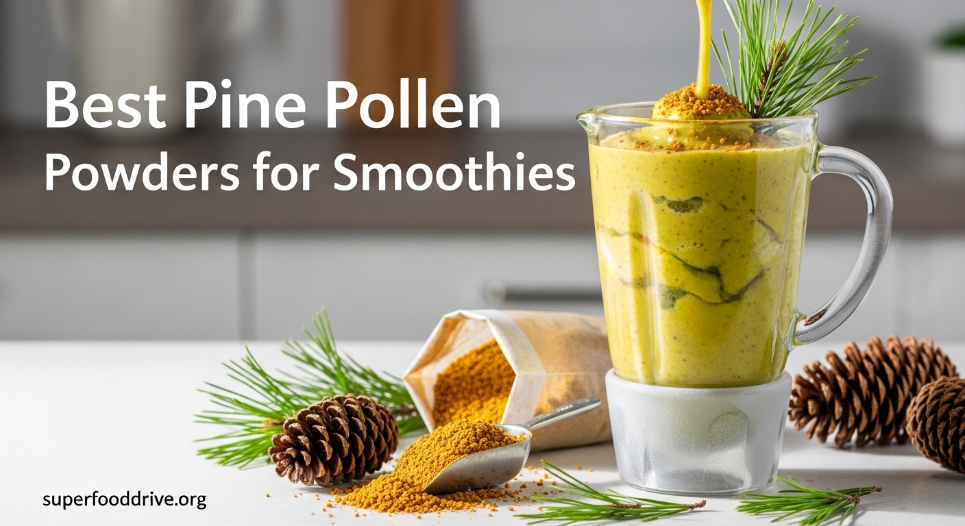 Best Pine Pollen Powders for Smoothies
