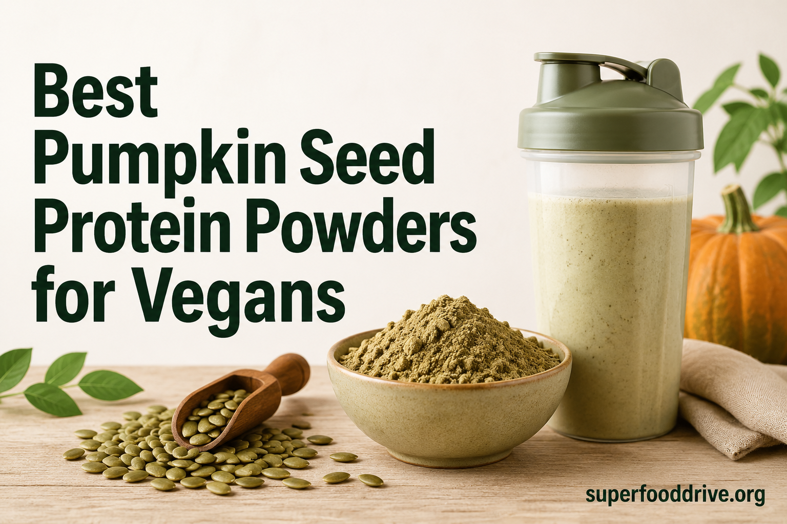 Best Pumpkin Seed Protein Powders for Vegans