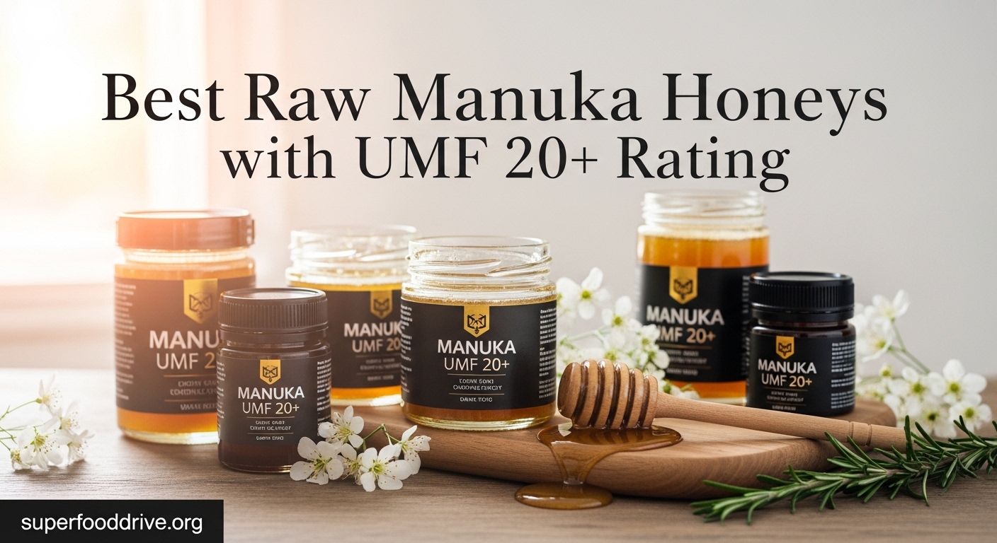 Best Raw Manuka Honeys with UMF 20+ Rating